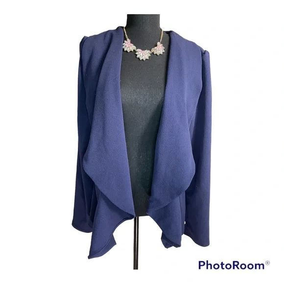 Open Front Long Sleeve Blazer Jacket NWOT - Picture 3 of 8